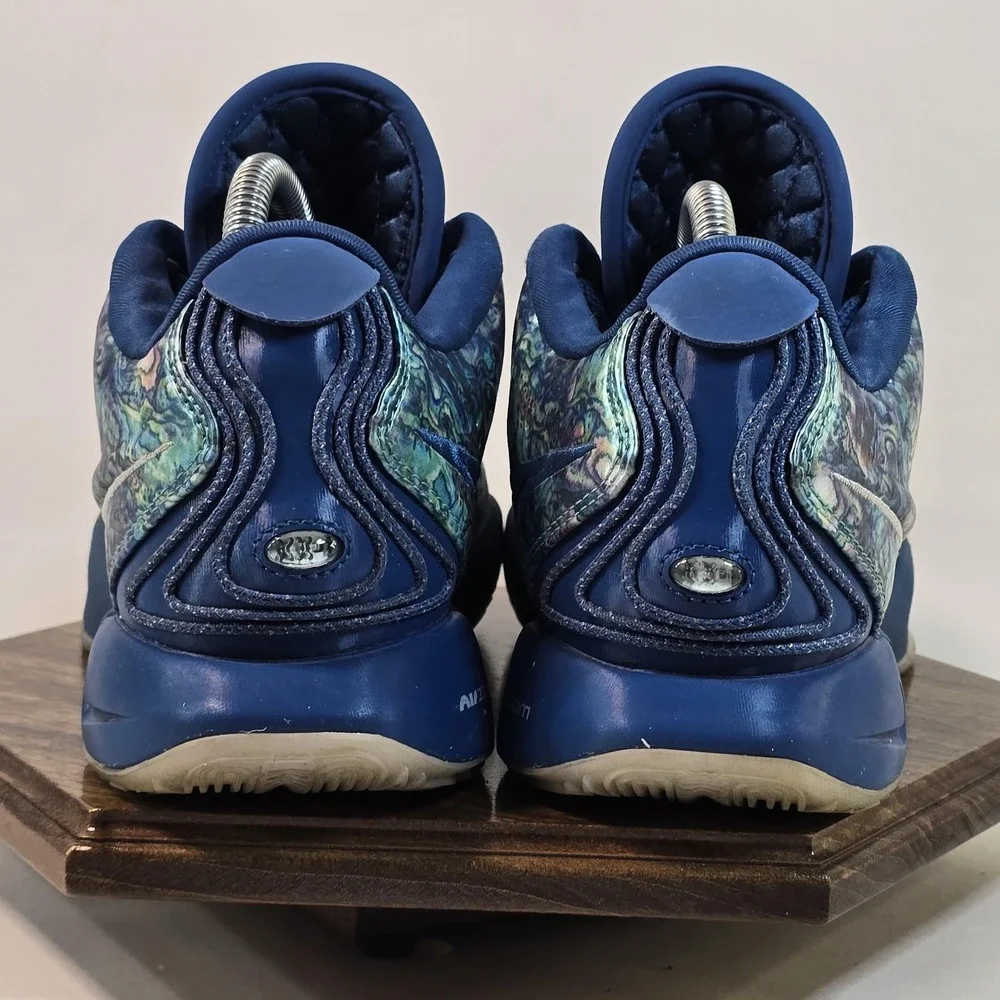 Nike LeBron 21 Shoes Mens Size 8 Blue Air Zoom‎ Basketball Abalone FN0708-400